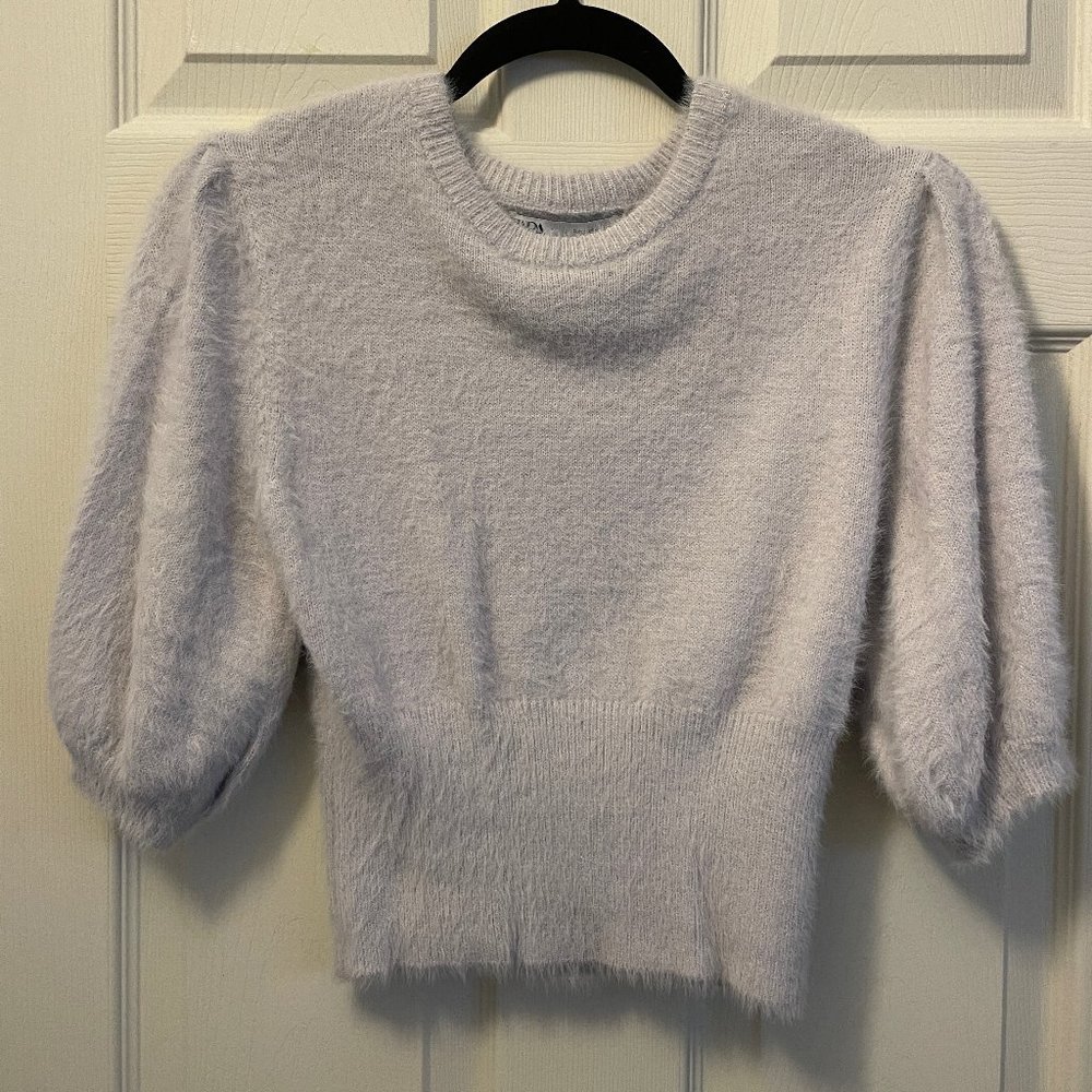 Zara Mohair Shortsleeve Sweater